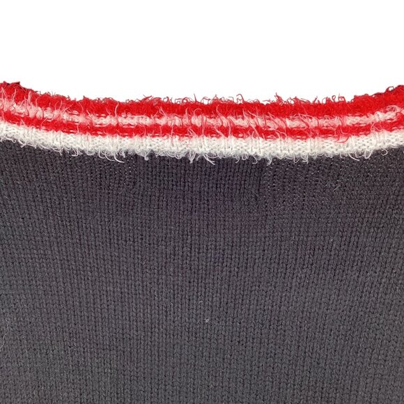 33 Degrees Unicorn Sequin Black & Red Christmas Sweater Size Small  Holiday‎ - Picture 5 of 8